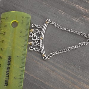 Brighton Bar Halsband Pärlor Guldfärgade Vintage Pensionerade Designersmycken Justerbara Samlarobjekt Statement bild 7