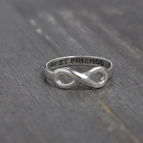 Silver Infinity Symbol Best Friend Infinity Rings Mother And