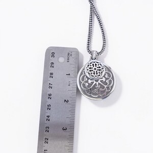 Brighton Ferrara Medallion Pendant Necklace Popcorn Chain Silver 16-18 Inch image 8