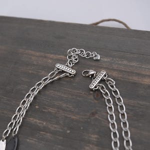 Brighton Melange Halsband Silverbrons Tvåtrådigt Hamrat Kristall bild 3