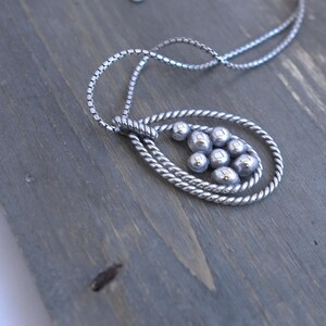 Brighton Monte Carlo Teardrop Pendant Necklace Silver Crystal Pearl Retired image 5