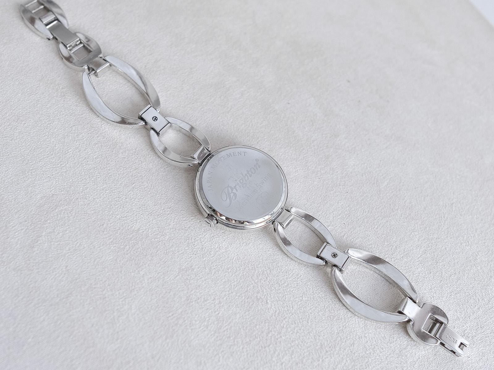 Vintage Brighton Meridian Swing Watch With Extensions Brighton W3850 Silver Sonora Watch | Brighton Jewelry main image 2