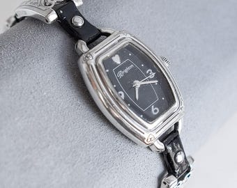 Brighton Somerset Vintage Watch | Reversible Leather Band  display picture 3