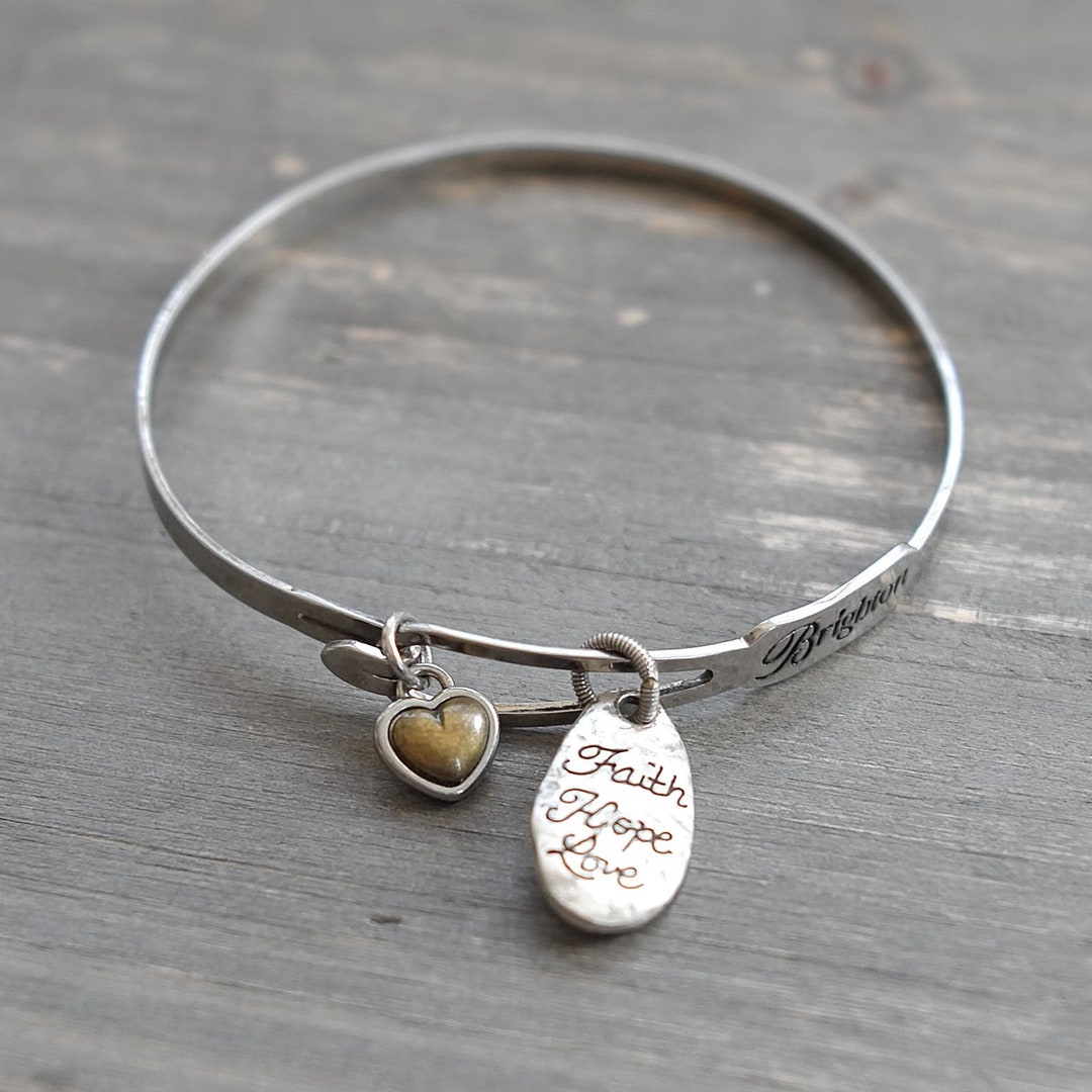HAPPY HEARTS BANGLE, ETHICAL ROSE GOLD, DIAMOND, BLACK