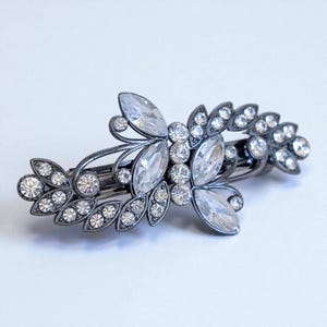 Rhinestone Sparkling Hair Barrette Clip Crystal Bling Hair Accessory Elegant