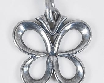 Rare Retired James Avery Sterling Silver Open Butterfly Pendant 925