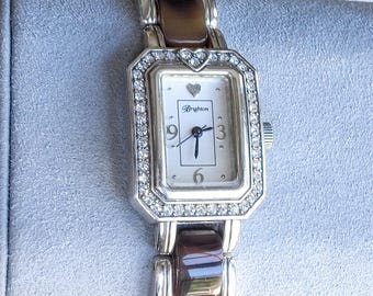 Brighton Encino Ladies Dress Watch Turquoise Shell  display picture 3