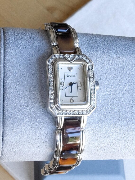 Brighton Encino Ladies Dress Watch Turquoise Shell  display picture 3