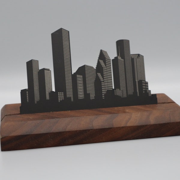 Houston Skyline Art - 5" Desktop version