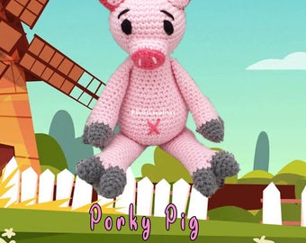 Schweinchen Häkelanleitung: Amigurumi Plushie (PDF Pattern)