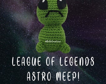 Amigurumi Häkelanleitung: League of Legends Astro Meep (PDF Häkelanleitung)
