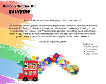 Pastel Balloon Garland Kit: DIY Party Decorations