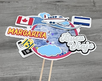 Have a good trip cake topper