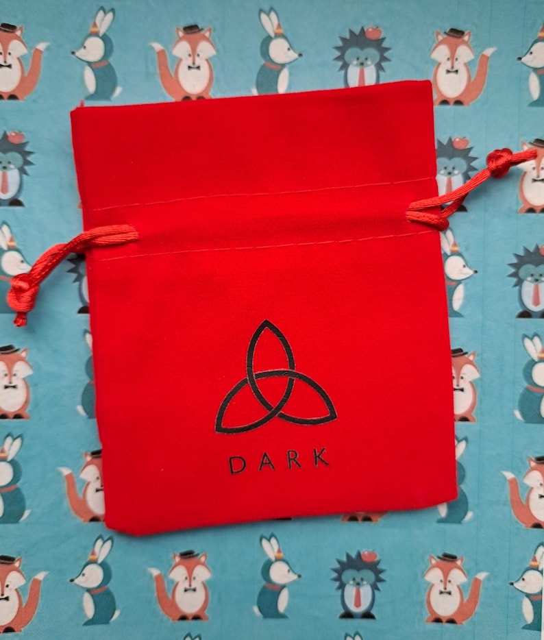 Pendant of the Netflix series Dark with a Pfennig from 1986 - Necklace Netflix series - men women - red string image 5