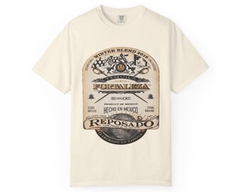 Vintage Tequila Fortaleza, Comfort Colors  Winter Blend  Mexican Tequila  T-Shirt