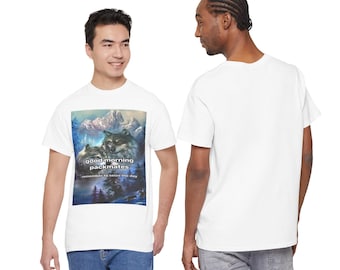 Camiseta de lobo "Buenos días, compañeros de manada" / camiseta gráfica motivacional sobre la naturaleza