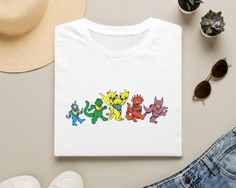 Camiseta parodia de Godzilla Camiseta de Greatfuldead Kaiju King Kong Mothra, Ghidorah, Camiseta retro de monstruos genial Regalo para fiestas Camiseta gráfica