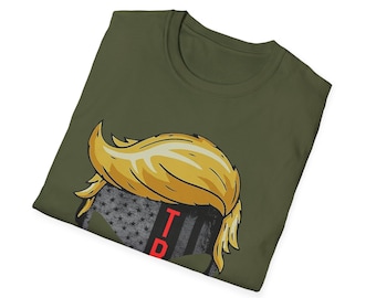 Camiseta Trump Punisher, Camiseta republicana MAGA, Sudadera Trump, Regalo divertido del presidente Trump, Camiseta unisex de algodón suave, Camiseta de humor político