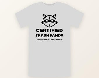 SVG de mapache, SVG PNG de mapache, diseño divertido de camiseta de mapache, SVG certificado de mapache, SVG de animal salvaje, SVG de meme, archivo de corte para Cricut