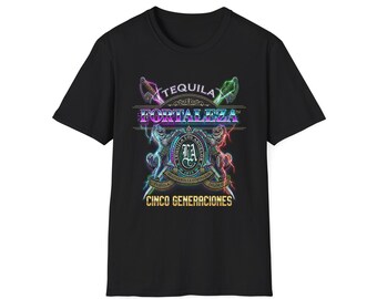 Camiseta unisex Vintage Tequila Gamer Fortaleza, Tequila Mexicano Reto 8-Bit Tallas S-4XL