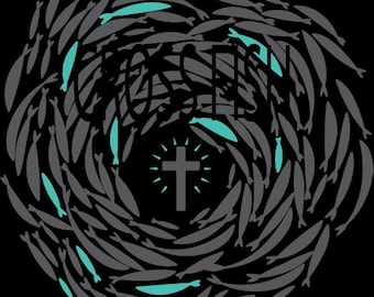 Christian Fish Cross SVG Bundle, Church Designs Digital Download for Cricut, Silhouette, Make the Cut, ScanNCut
