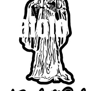 Santa Muerte Statue Svg,, Png, Vector Art, Clipart, Cut File. Saint Holy Death Svg. Halloween Cut File. Religious Statue Svg Mexican Mexico