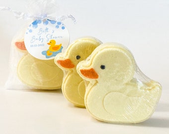 Duck Baby Shower Bath Bomb Favors | Rubber Duck Kids Birthday Favors | Duck Bath Bomb Party