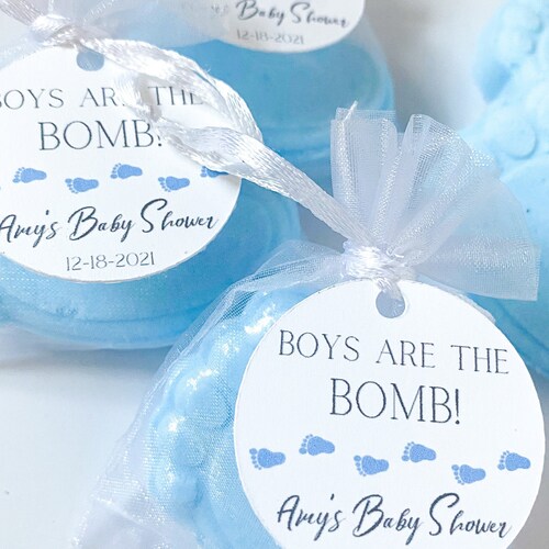 Baby Shower Foot Bath Bomb Favors Pink Baby Shower Favors Etsy