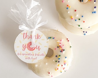 Baby Sprinkle Donut Bath Bomb Favors, Cute Baby Shower Favors, Brunch Favors, Realistic Donut Bath Bombs, Moisturizing Bath Bombs