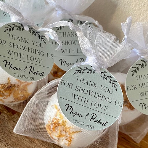 Bridal Shower Bath Bomb Party Favors Wedding Shower Favors Etsy