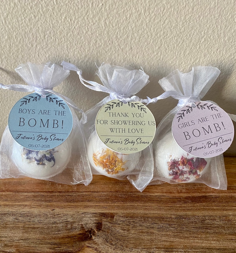 Baby Shower Bath Bomb Favors Neutral Baby Shower Favors Etsy