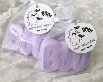 Cute Halloween Bath Bomb Party Favor - Girls BOO Halloween Party Favor - Candy Free Classroom Halloween Gift