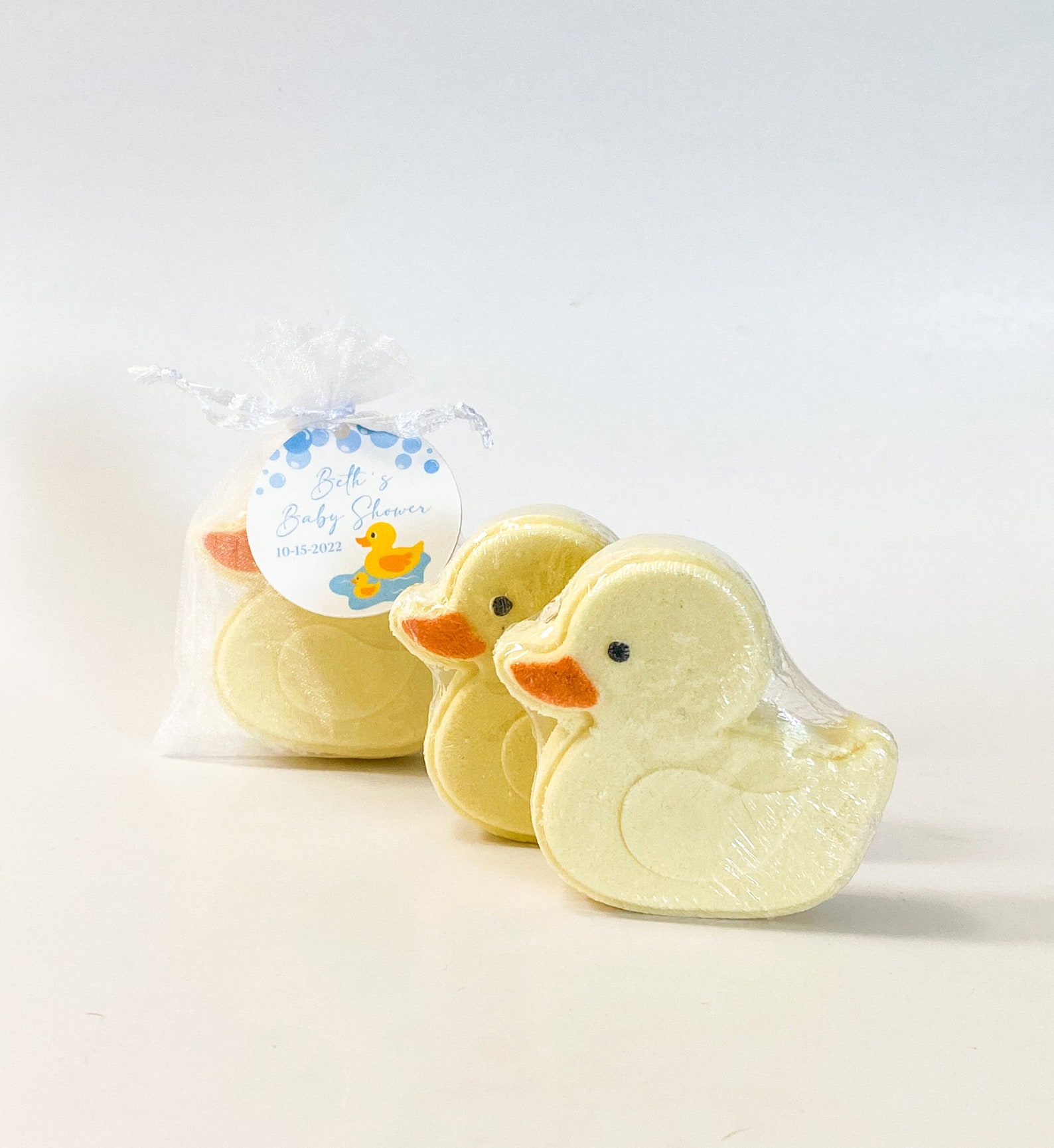 Duck Baby Shower Bath Bomb Favors  Rubber Duck Kids Birthday Favors  Duck Bath Bomb Party