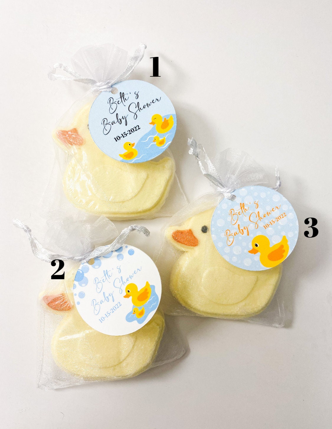Baby Duck Bath Bomb Favors Duck Themed Baby Shower Favors - Etsy