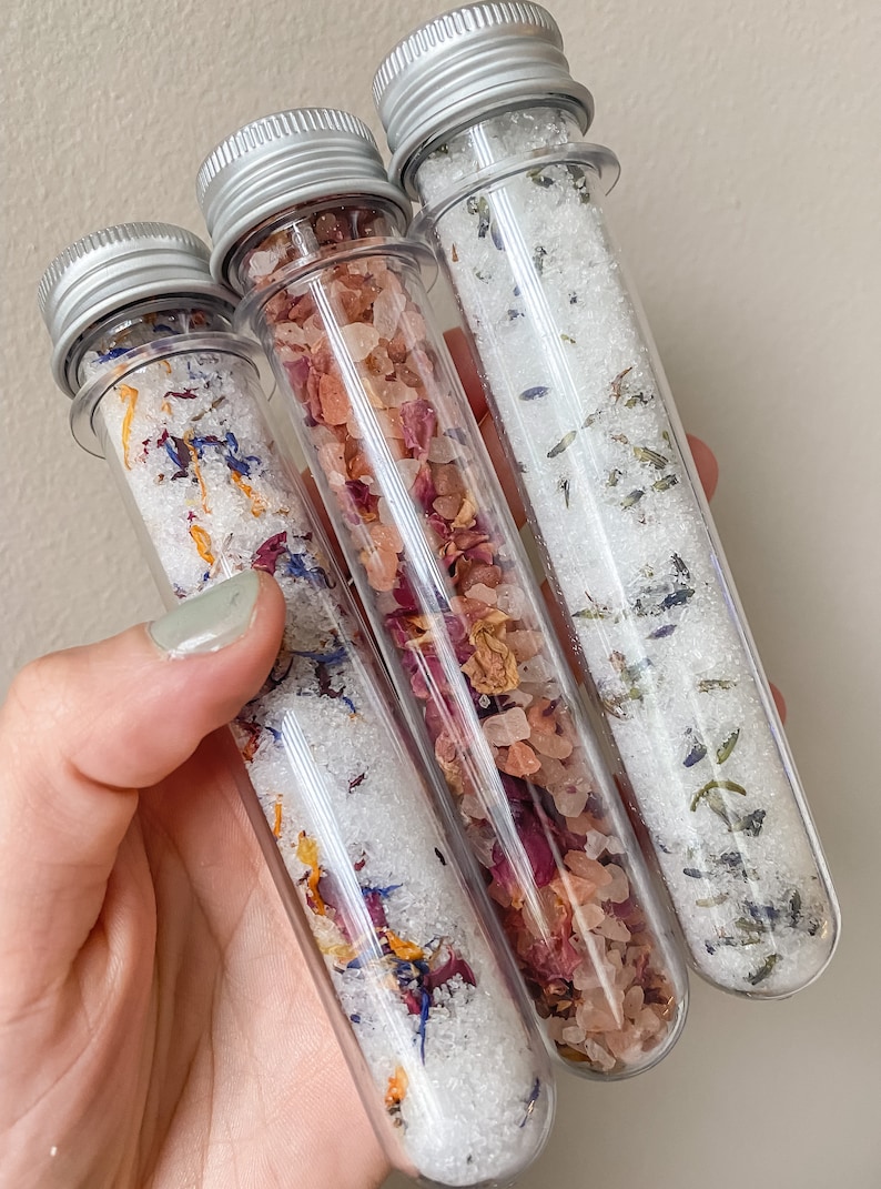 Baby Shower Bath Salt Favors From My Shower to Yours Etsy