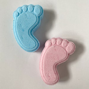 Baby Shower Foot Bath Bomb Favors, Pink Baby Shower Favors, Blue Baby Shower Favors, Girls are the Bomb, Boys are the Bomb 画像 2