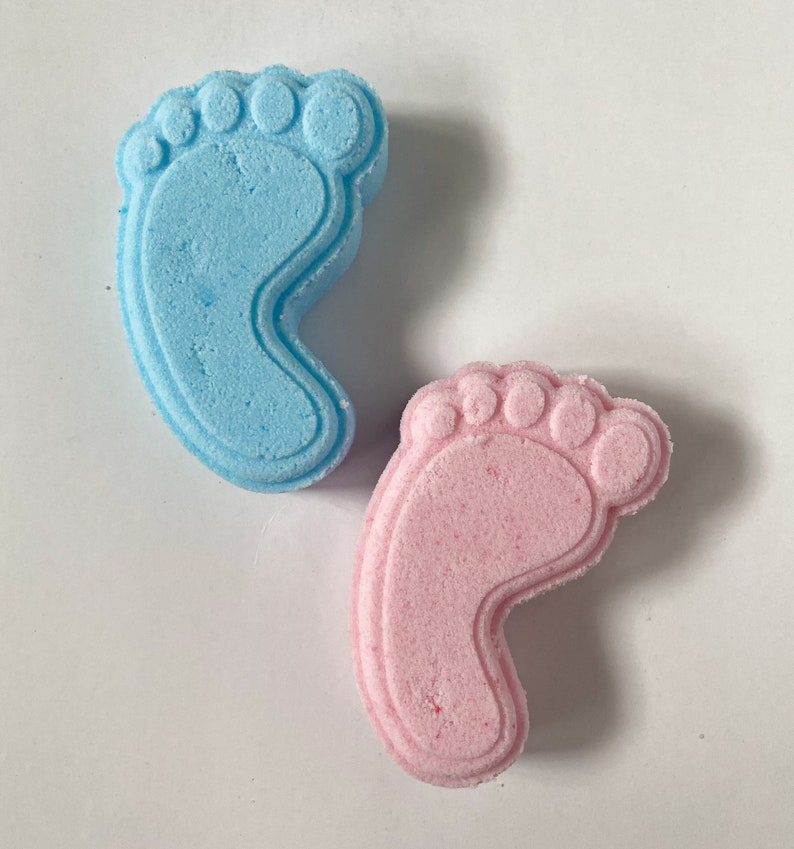 Baby Shower Foot Bath Bomb Favors, Pink Baby Shower Favors, Blue Baby Shower Favors, Girls are the Bomb, Boys are the Bomb 画像 2