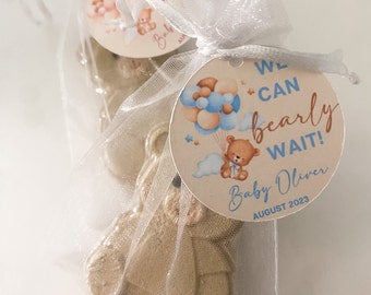 We Can Bearly Wait Bath Bomb Baby Shower Favors, Bear Themed Shower Favors