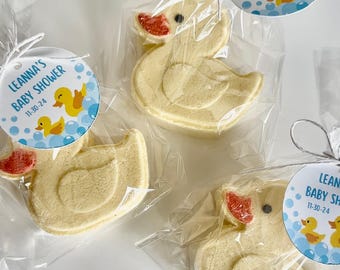 Baby Duck Bath Bomb Baby Shower Favors | Little Ducky Birthday Party Gifts for Guests