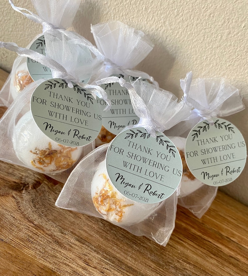 Bridal Shower Bath Bomb Party Favors Wedding Shower Favors Etsy