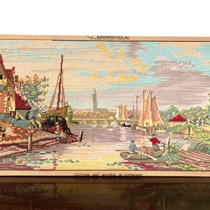 Vintage Gobelin L Canvas Design Number 21 121 Large Canvas Embroidery,Needlepoit Tapestry