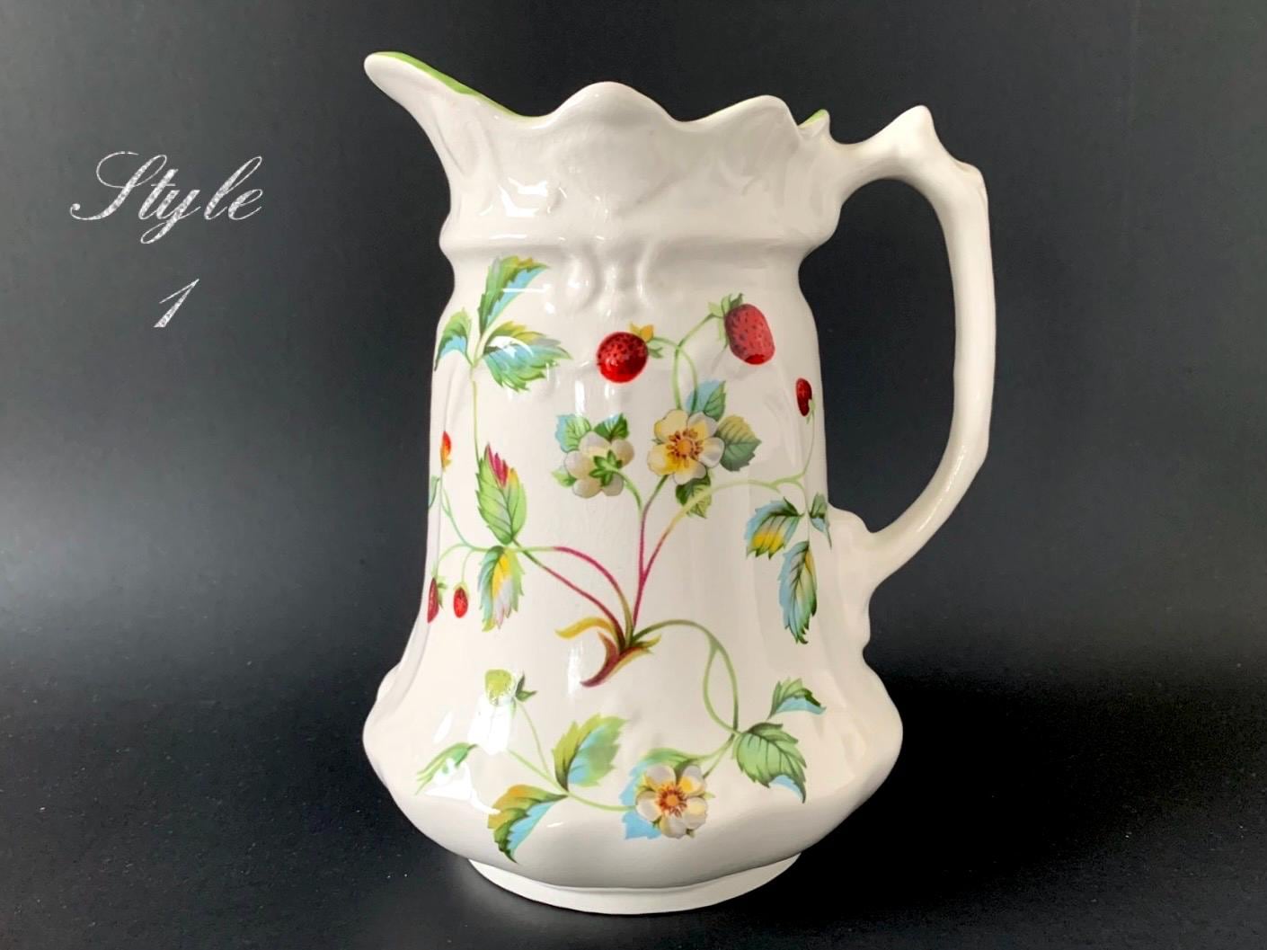 Vintage Staffordshire China James Kent Ltd. Old Foley Strawberry