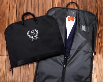 Custom Gift Custom Suit Bag,leather Handle Garment Bag,gift for Groomsmen,father of Groom,oxford Cloth Suit Bag, Embroidered Suit Bag - Etsy Custom Gift Custom Suit Bag,leather Handle Garment Bag,gift for Groomsmen,father of Groom,oxford Cloth Suit Bag, Embroidered Suit Bag - Etsy