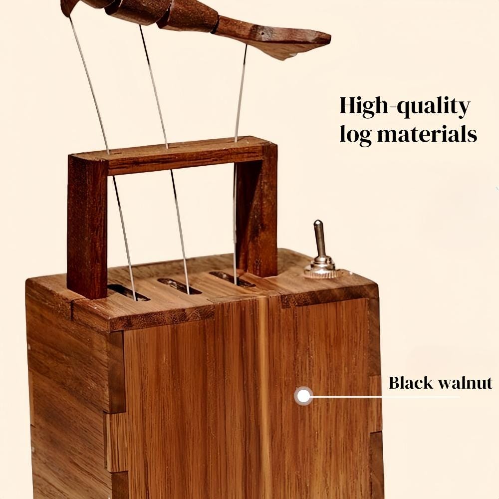 Automaton Box Handmade Handmade Wooden Whale Automaton Music Box: Creative Home Decor - Etsy
