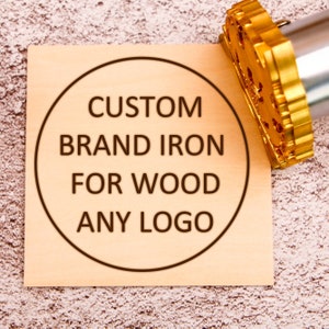 Brand Iron Custom for Wood,wood Burning Logo Stamp,custom Wood Branding Iron,custom  Stamp for Wood,branding Iron for Food 