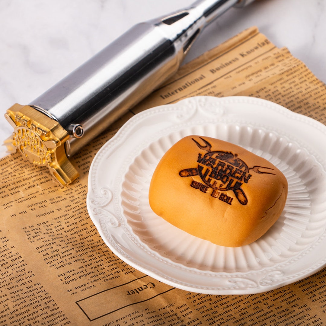 Custom Bread Stamp, Personalized Burger Branding Iron, Stamp for Food