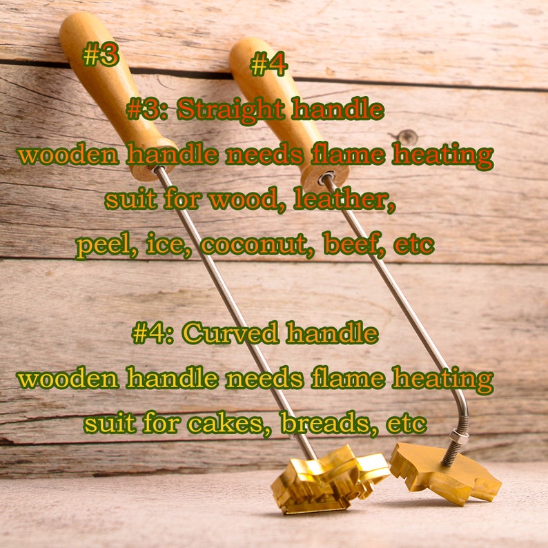 Custom Wood Branding Ironwood Burning Logo Stampbrand Iron Etsy