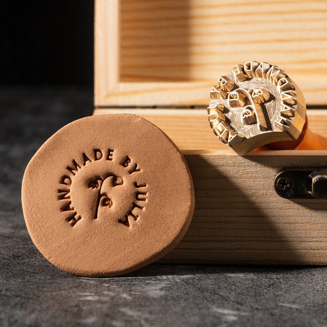 48 Designs for Customized Pottery Stamp,ceramic Signature,stamp for
