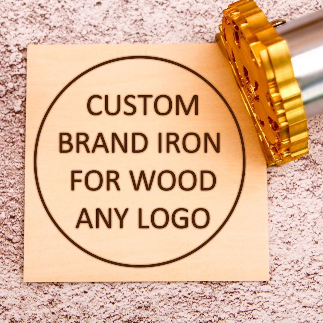 Custom Wood Branding Iron,wood Burning Logo Stamp,brand Iron Custom for