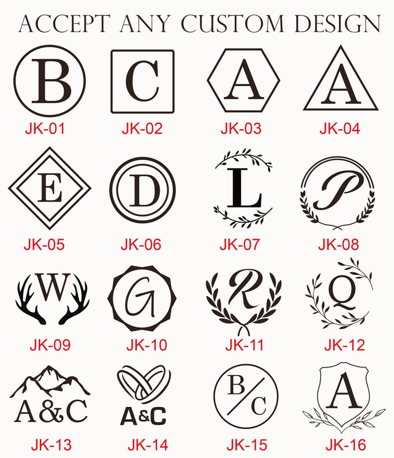 Custom Initial Stamp Pottery 12mm Thick Brass Clay Stamp for Etsy